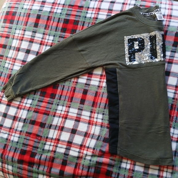 Victoria's Secret PINK Sequin Sweatshirt - Picture 4 of 4